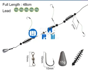 Baitholder Carp Lead Sinker Swivel Line